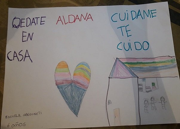 Aldana. 6 años. Montevideo. Barrio Unión.